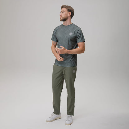 Celtic Crest Men's Sage Panel Joggers