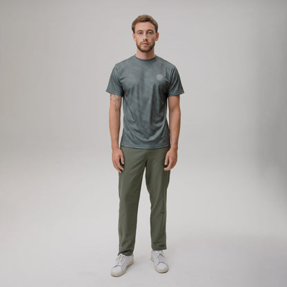 Celtic Crest Men's Sage Panel Joggers