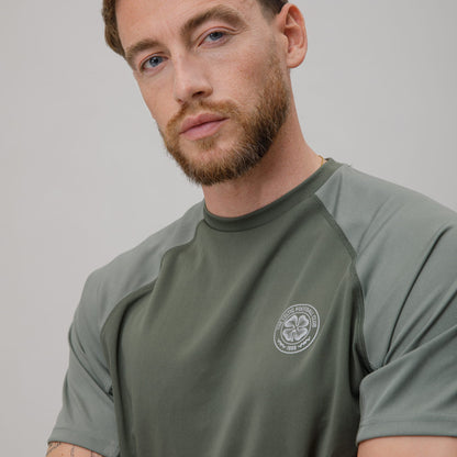 Celtic Crest Men's Sage Panel T-shirt