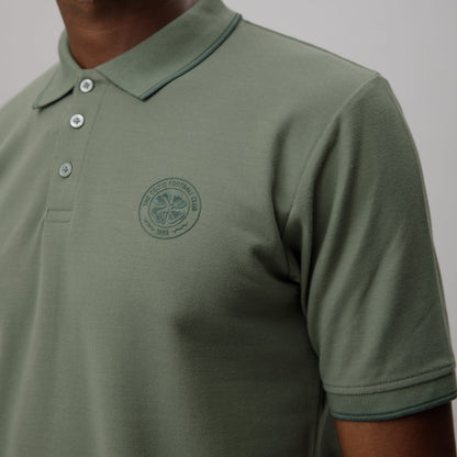 Celtic Crest Men's Sage Polo Shirt