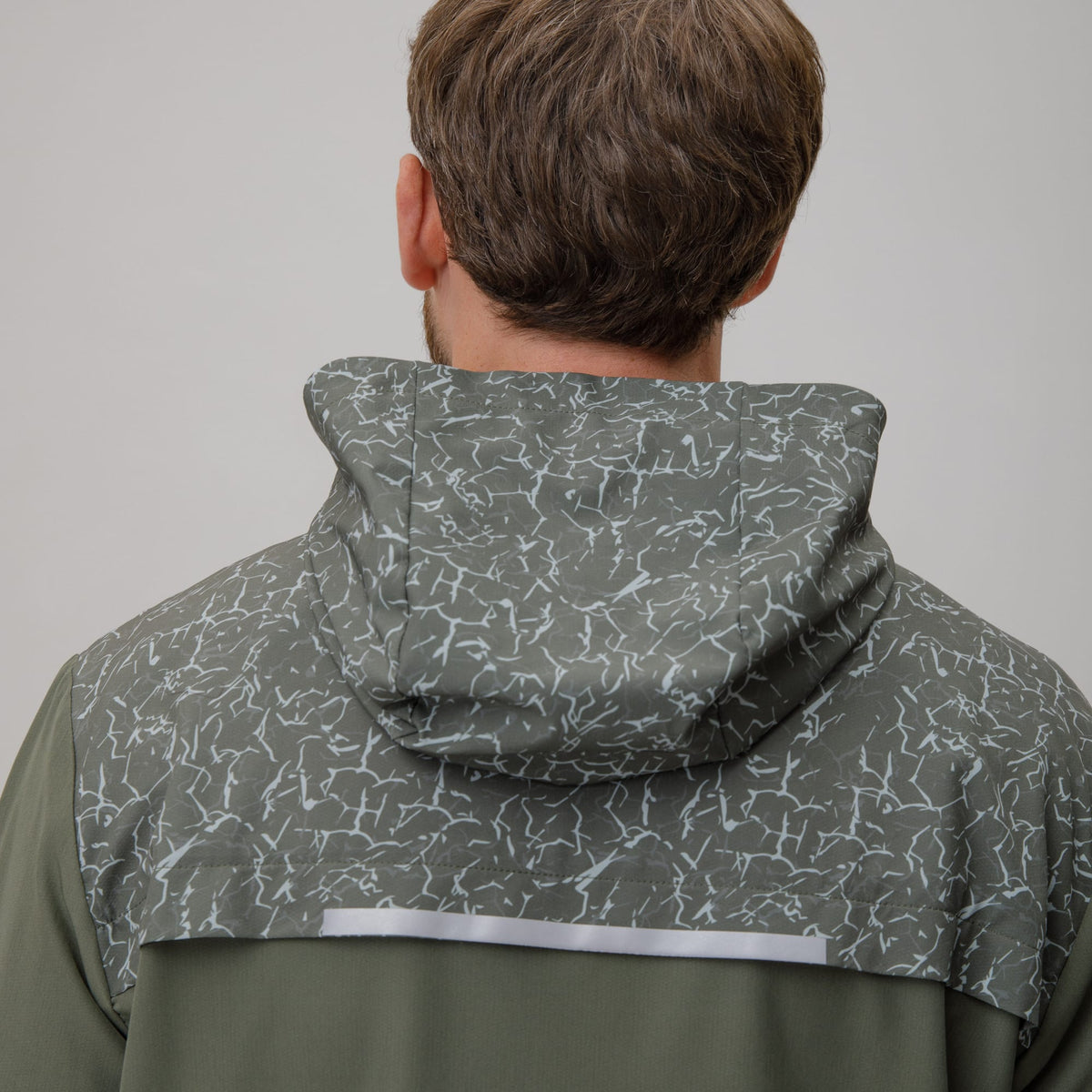 Celtic Crest Men's Windbreaker Sage Print Jacket