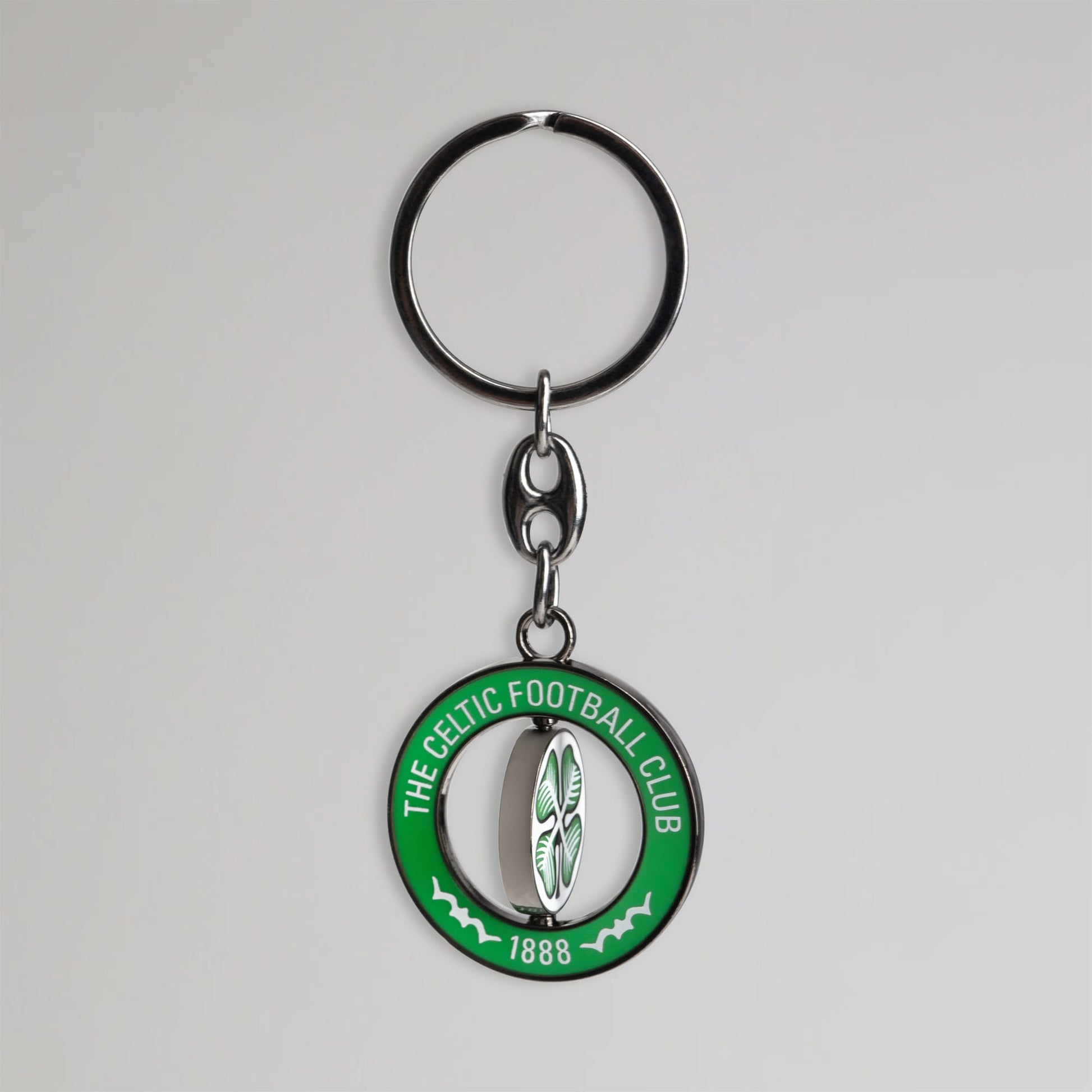 Celtic Crest Spinner Keyring
