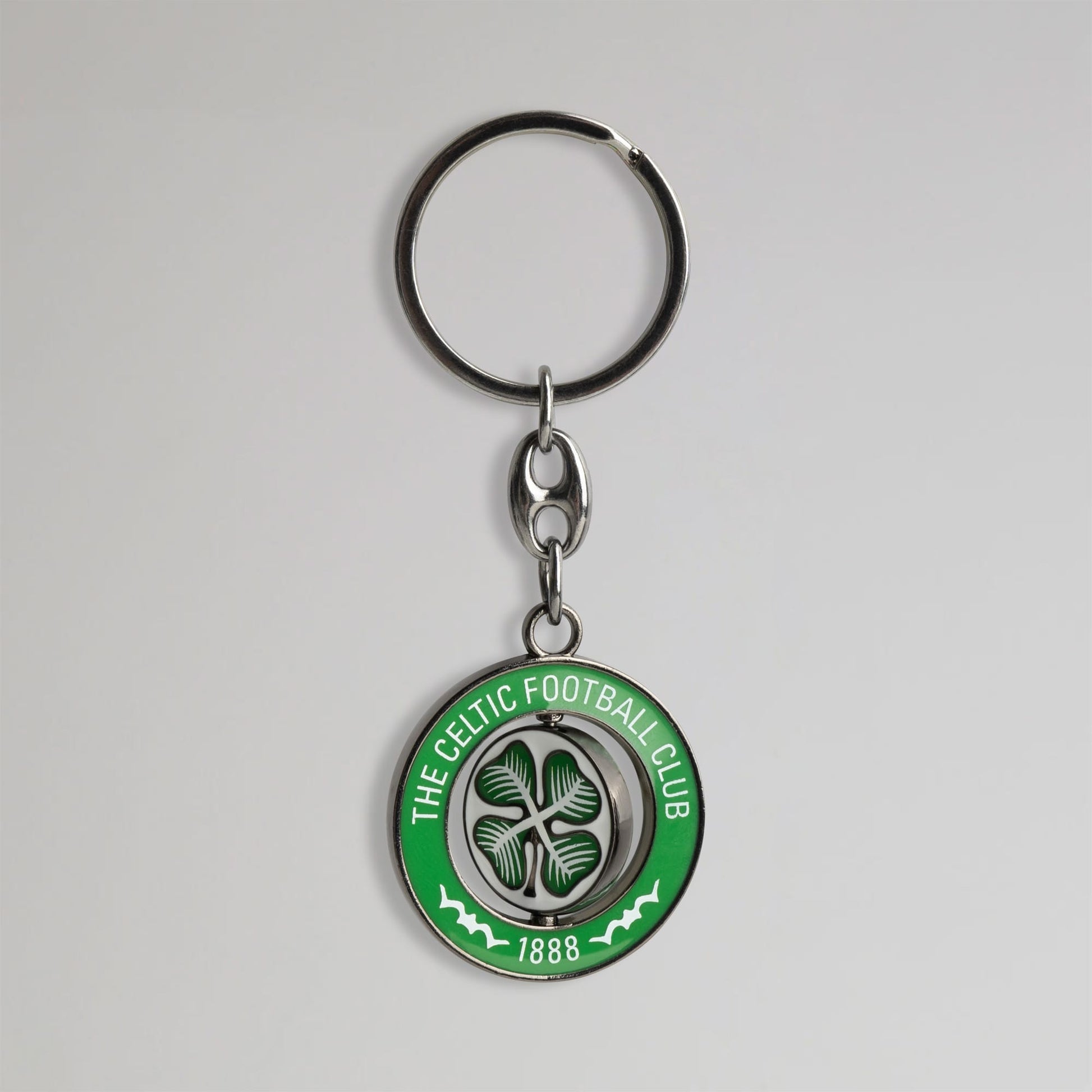 Celtic Crest Spinner Keyring