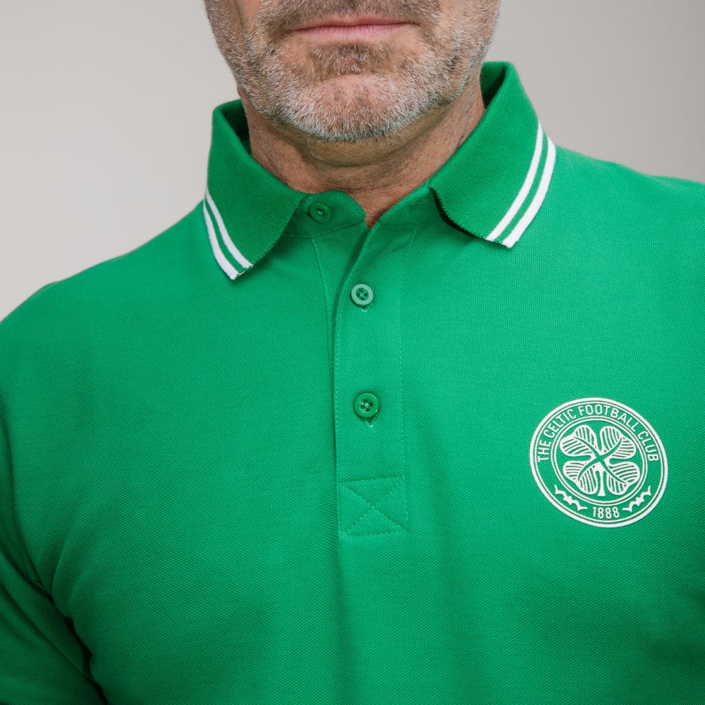 Celtic Essentials Green Polo Shirt