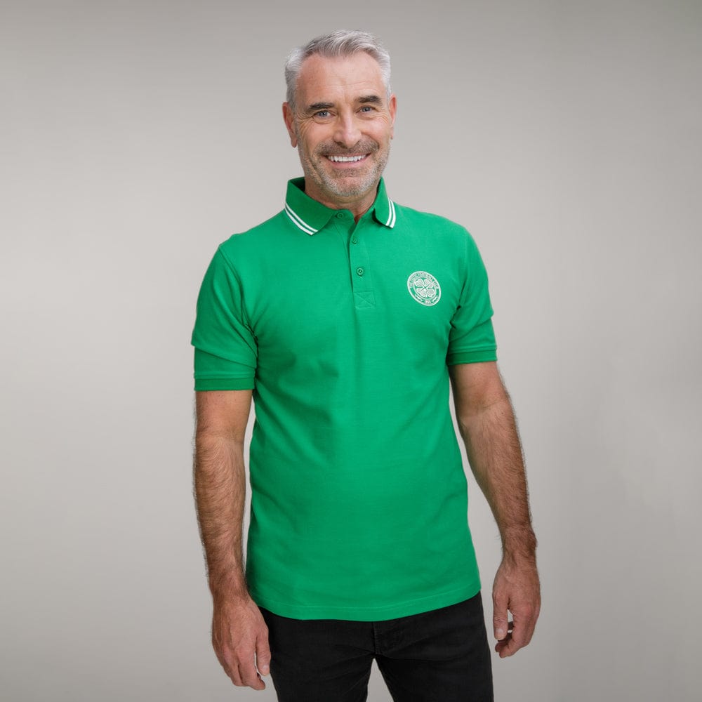 Celtic Essentials Green Polo Shirt