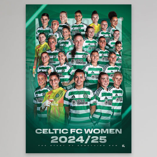 Celtic FC Women's 2024/25 Squad Poster