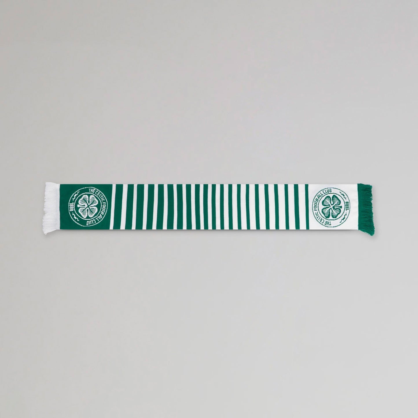 Celtic Green and White Gradient Scarf