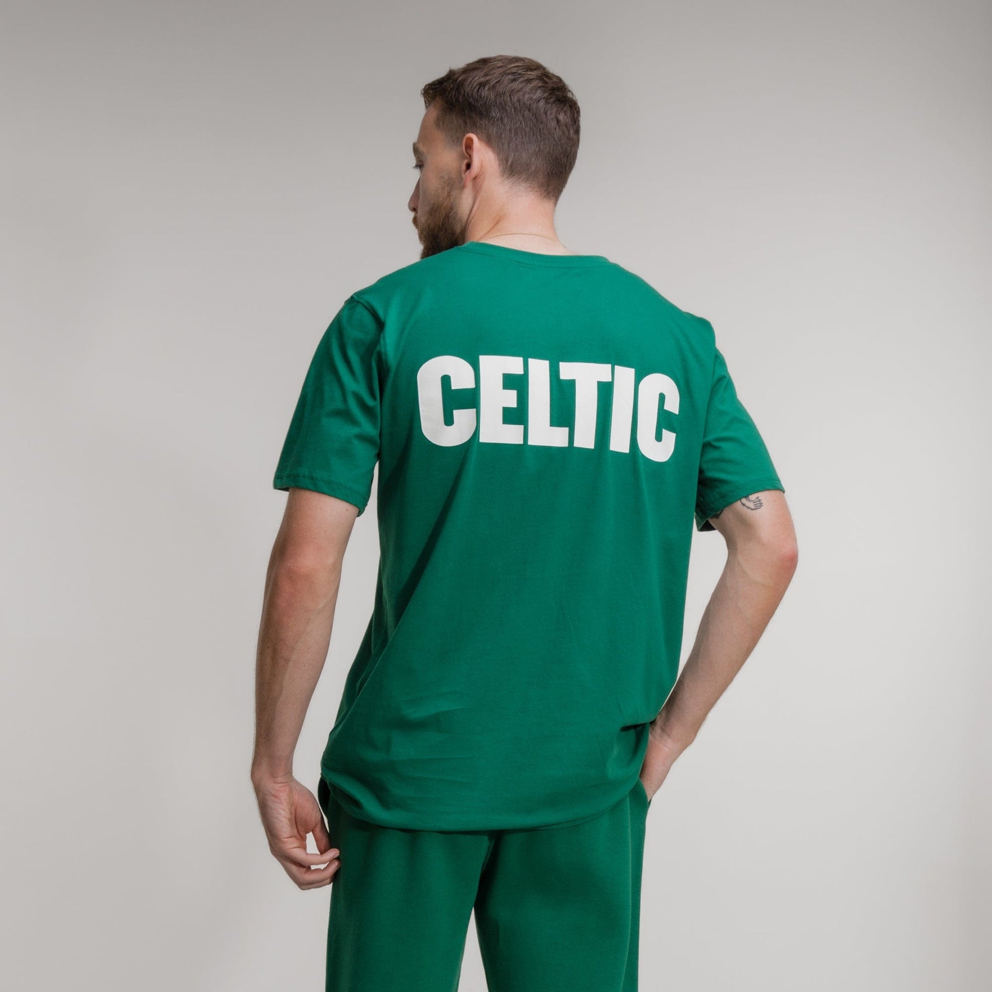 Celtic Green Back Text T-Shirt