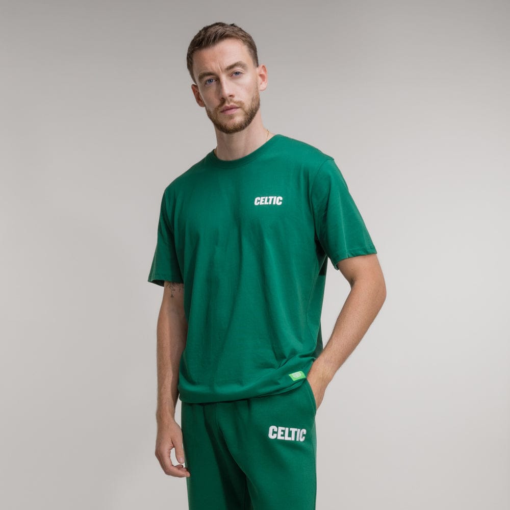 Celtic Green Back Text T-Shirt