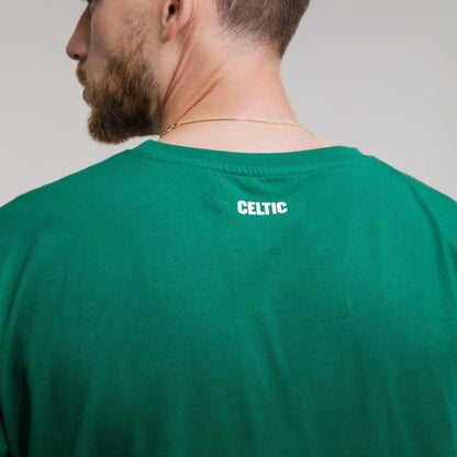 Celtic Green Front Text T-Shirt