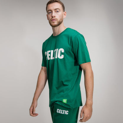 Celtic Green Front Text T-Shirt