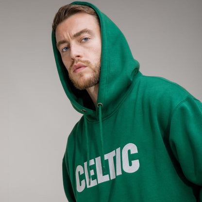 Celtic Green Text Hoodie