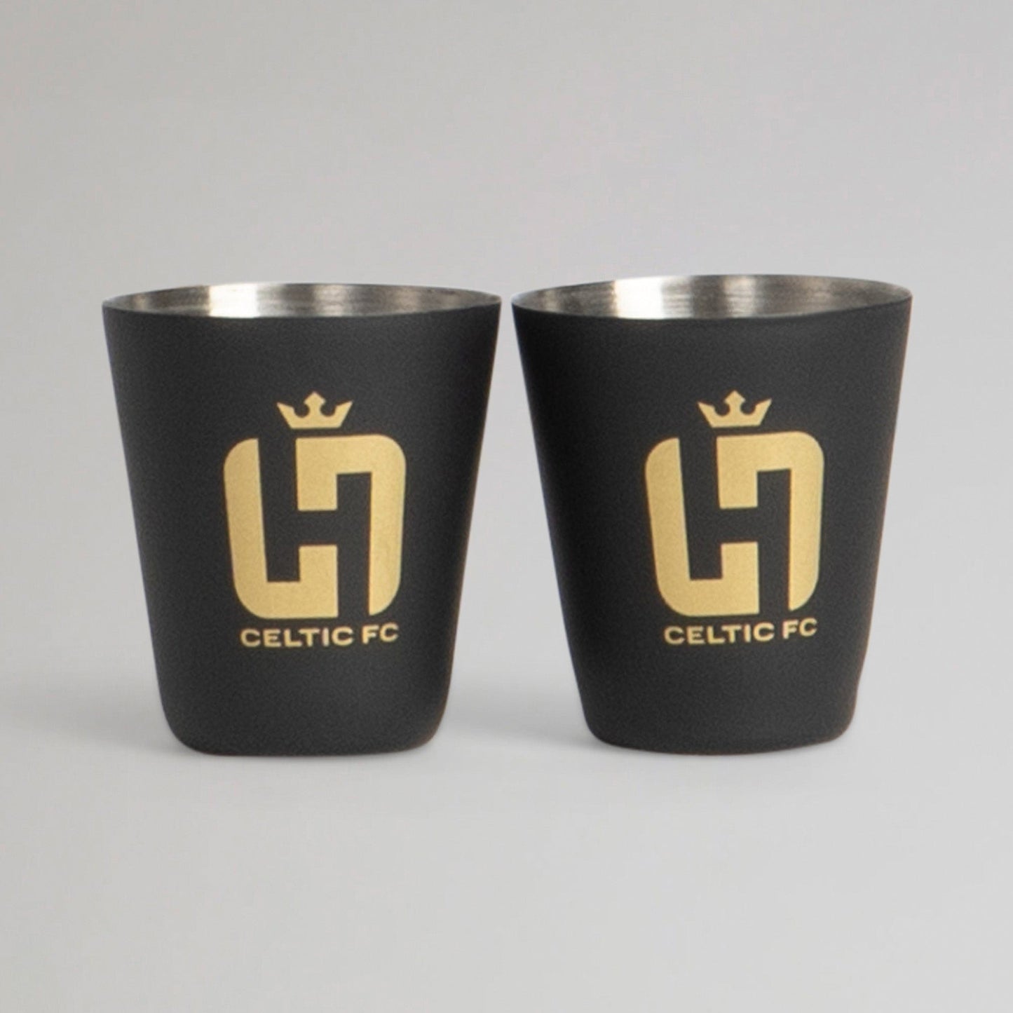 Celtic Henrik Larsson Black Hipflask Set