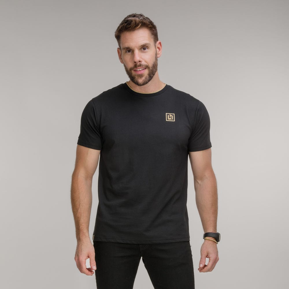 Celtic Henrik Larsson Black T-Shirt