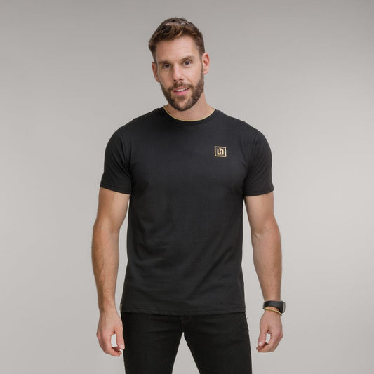 Celtic Henrik Larsson Black T-Shirt