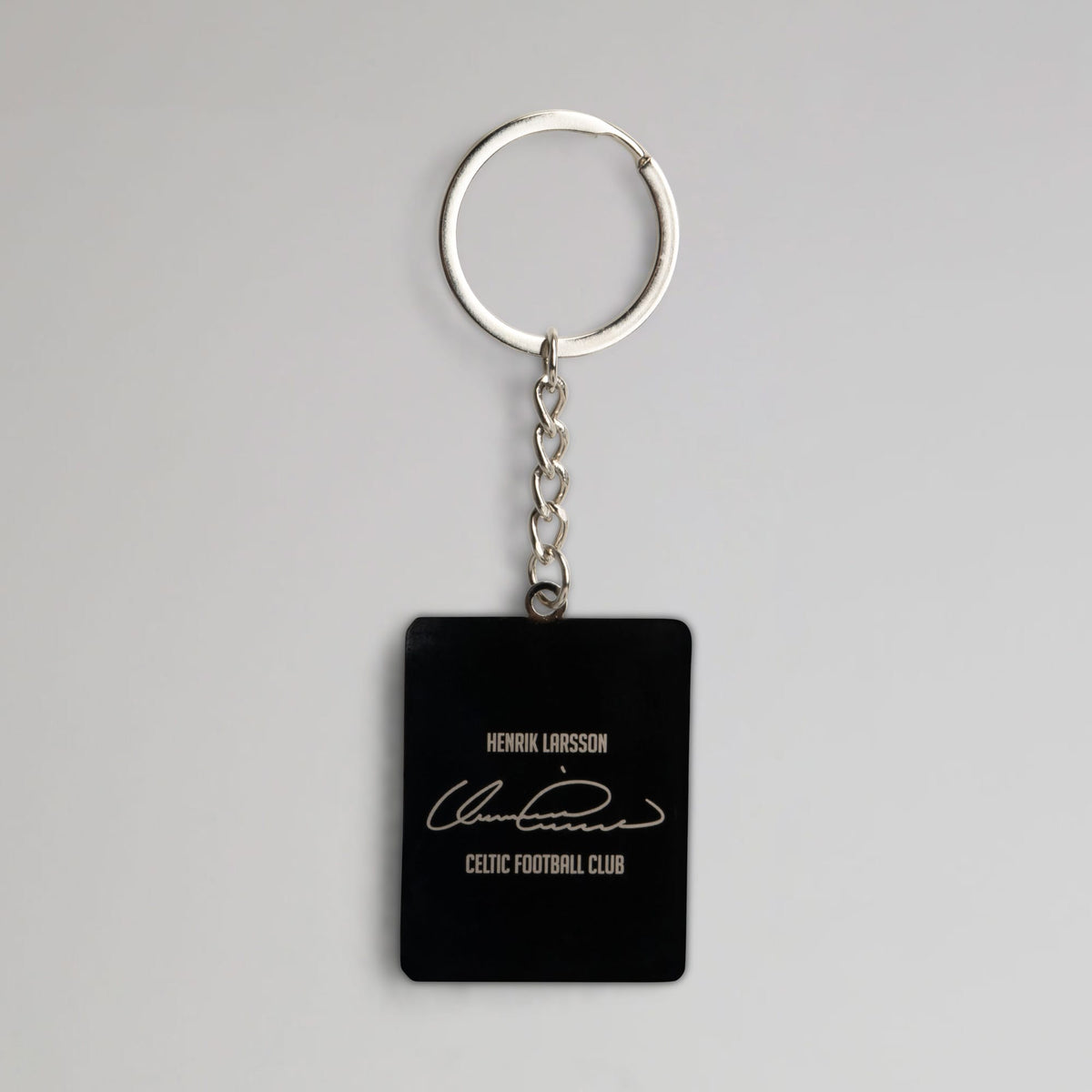 Celtic Henrik Larsson Green Keyring