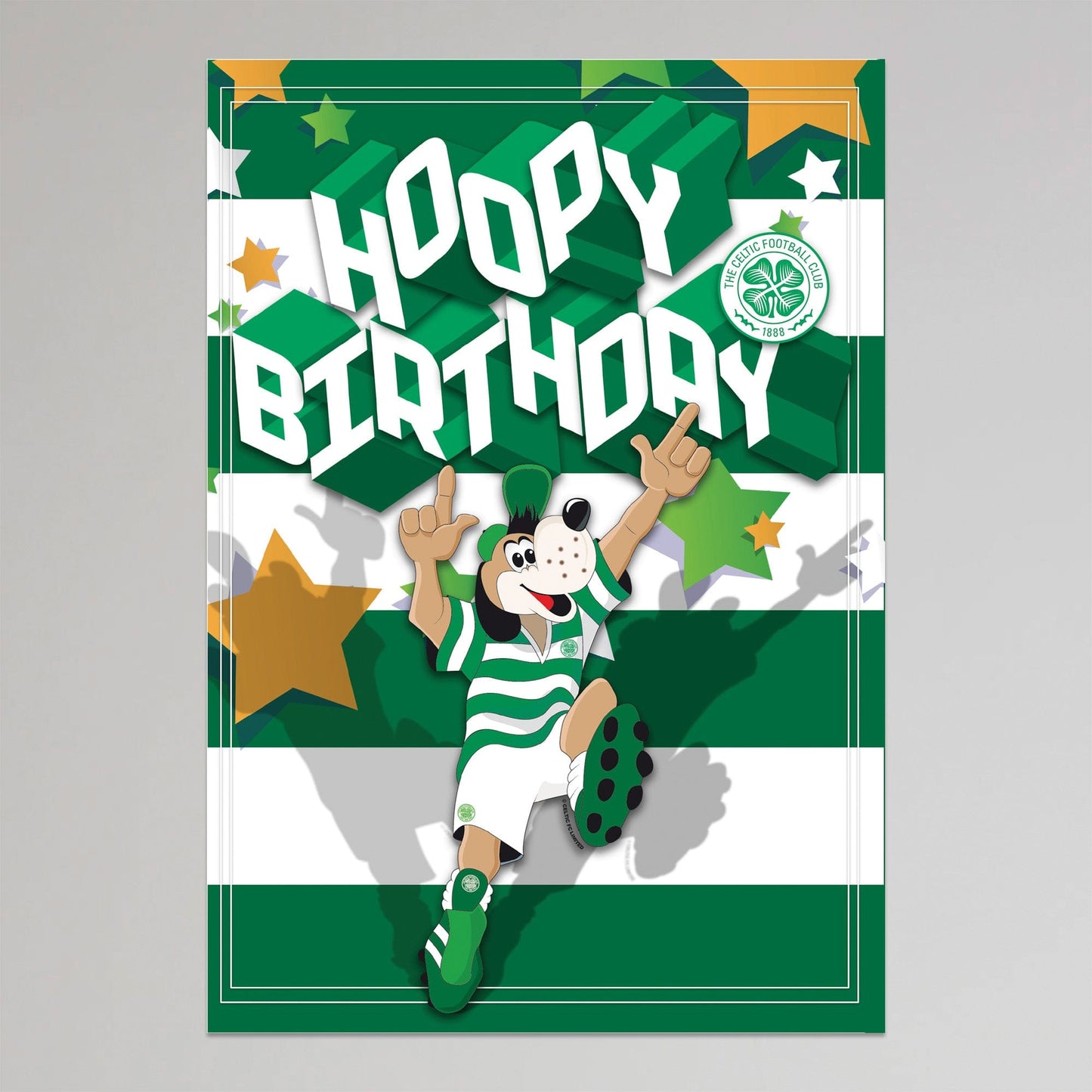 Celtic Hoopy Happy Birthday Card