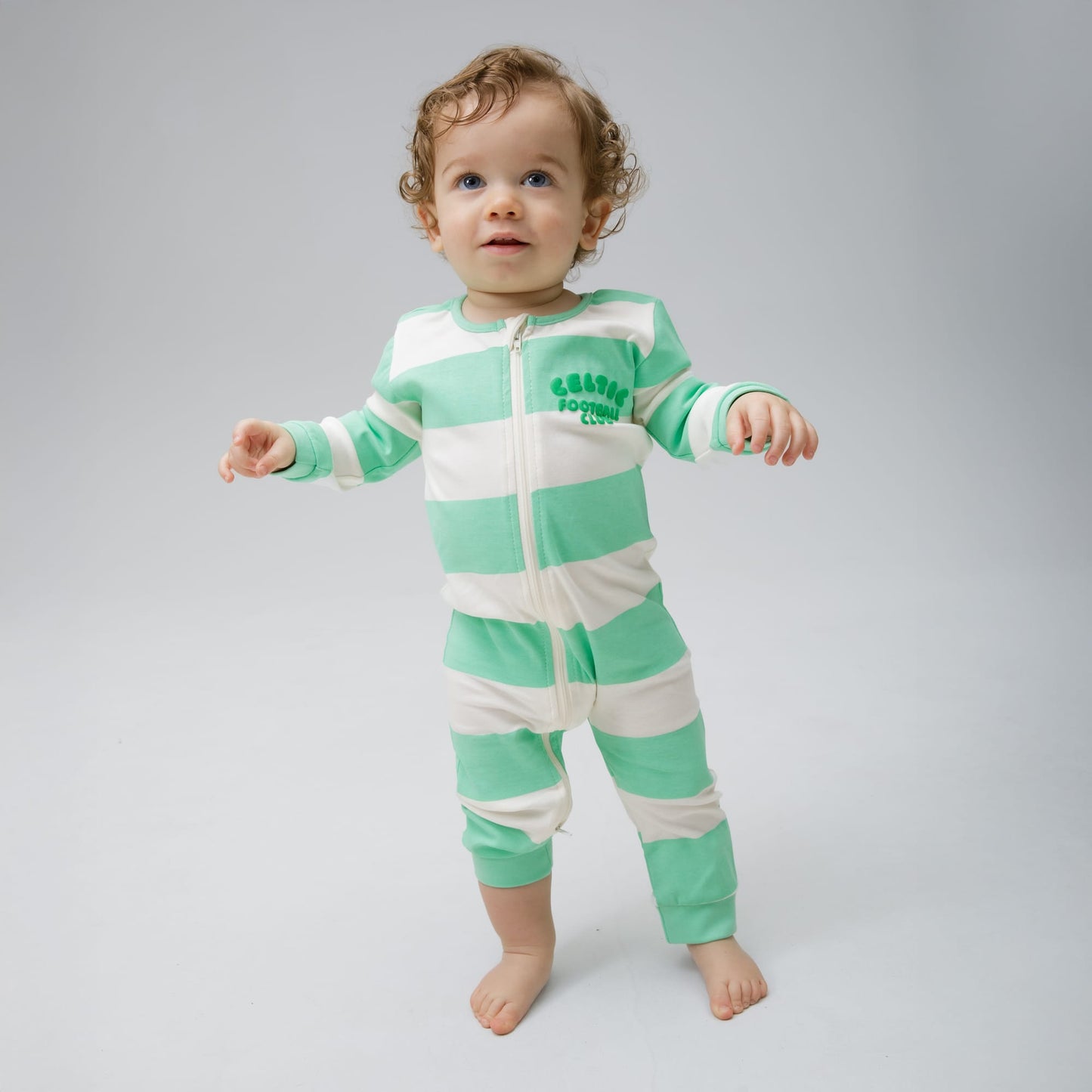 Celtic Infant Green Sleepsuit