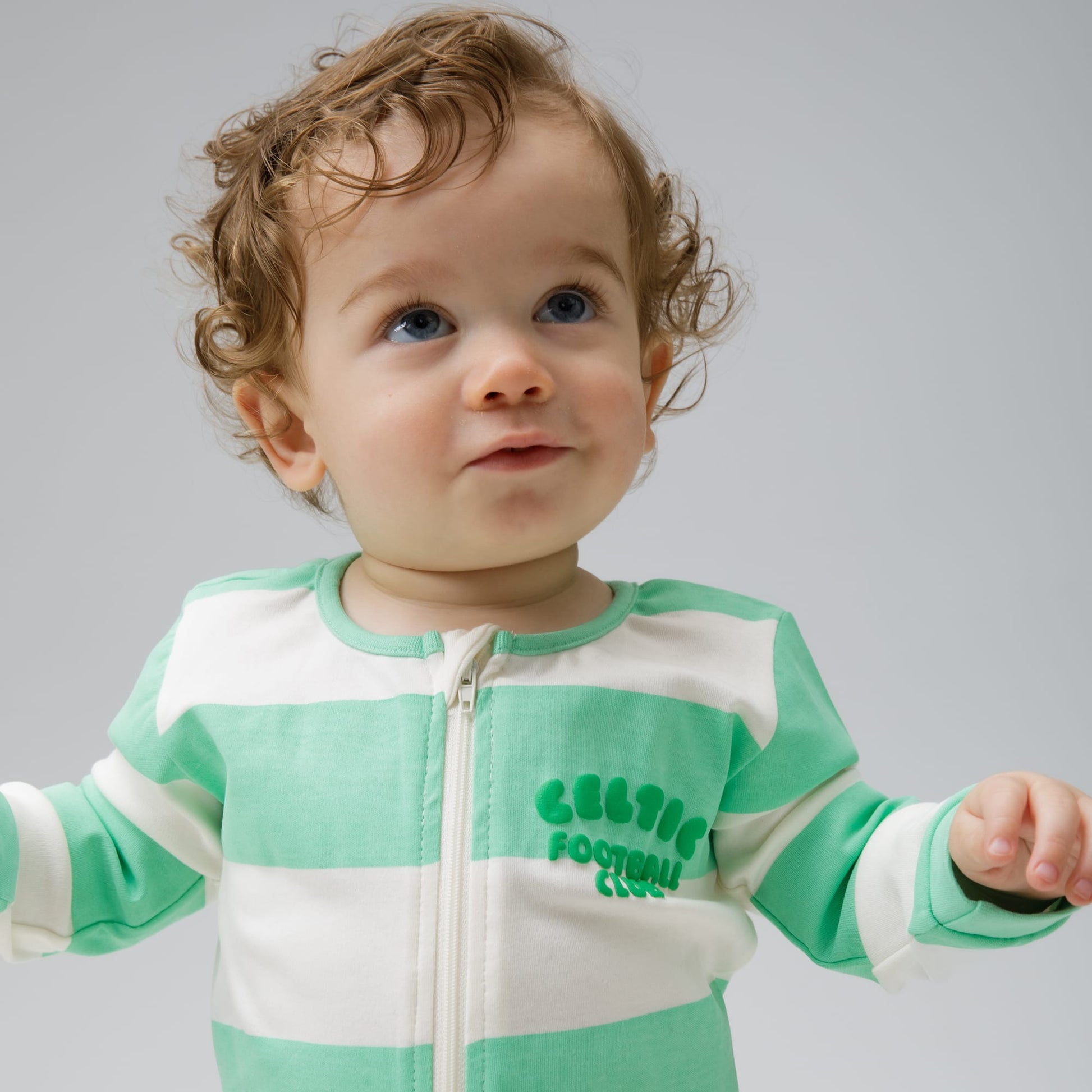 Celtic Infant Green Sleepsuit