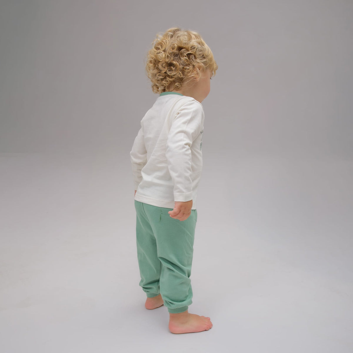 Celtic Infant Little Hoops Green Pyjama Set