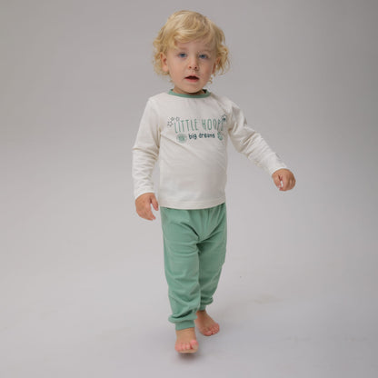 Celtic Infant Little Hoops Green Pyjama Set