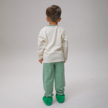 Celtic Infant Little Hoops Green Pyjama Set