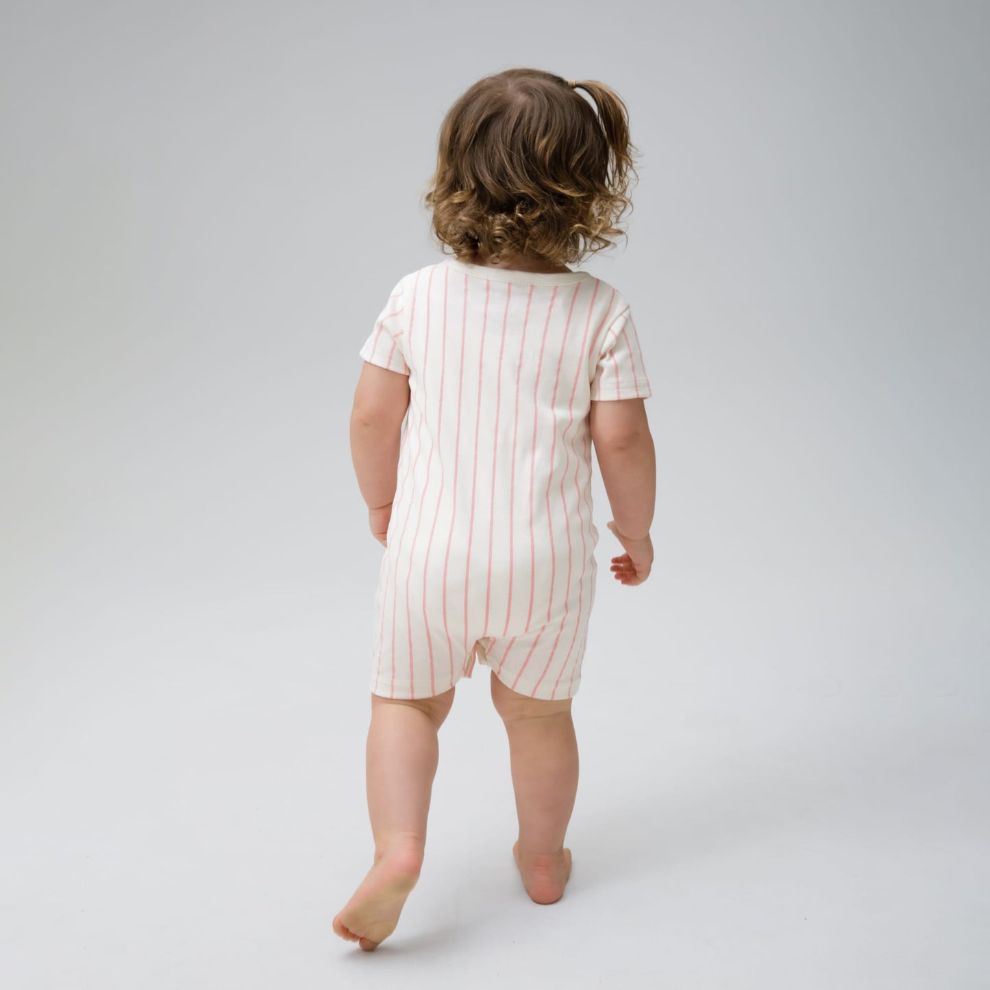 Celtic Infant Pink Pinstripe Romper