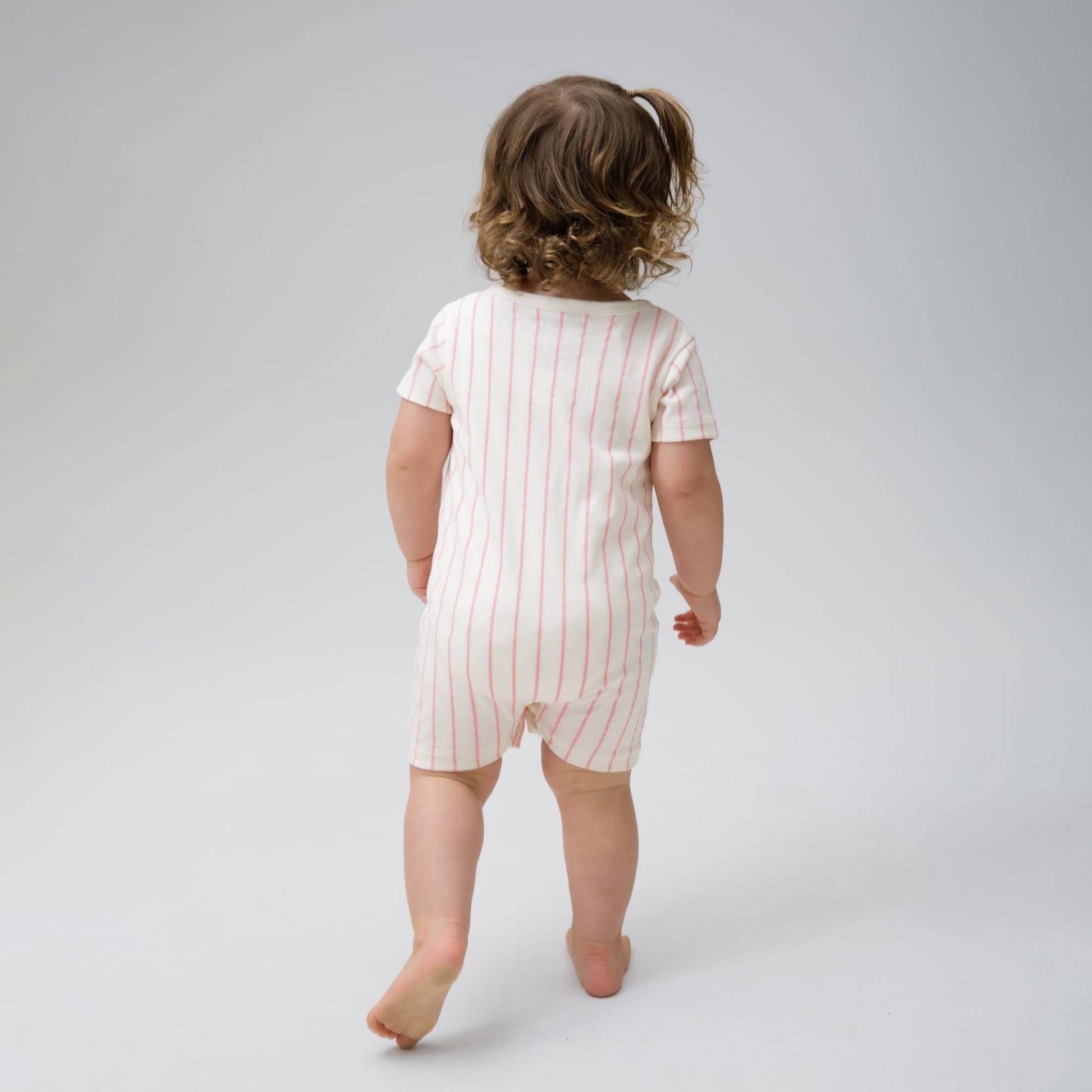 Celtic Infant Pink Pinstripe Romper