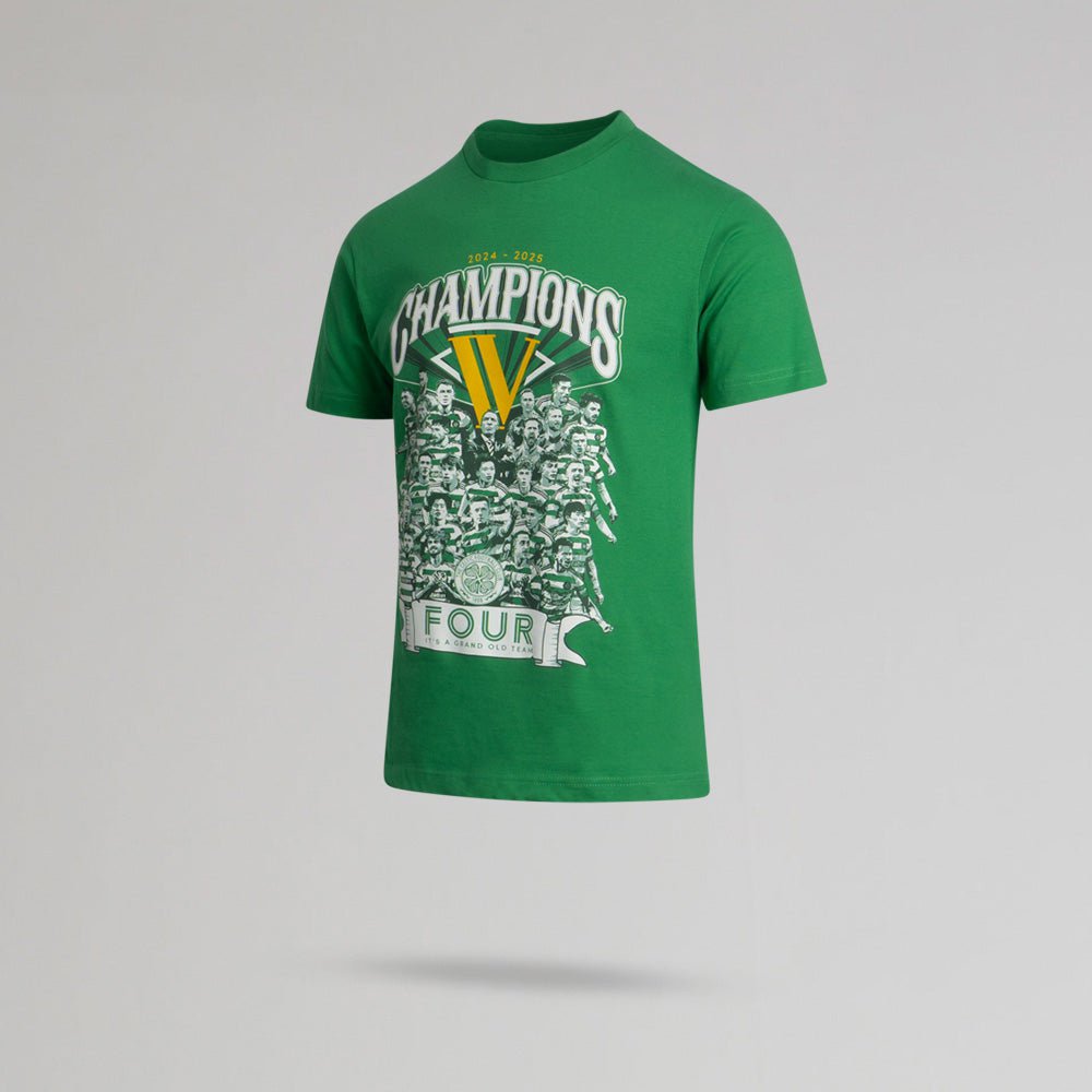 Celtic Junior 2024/25 Champions Team T-Shirt