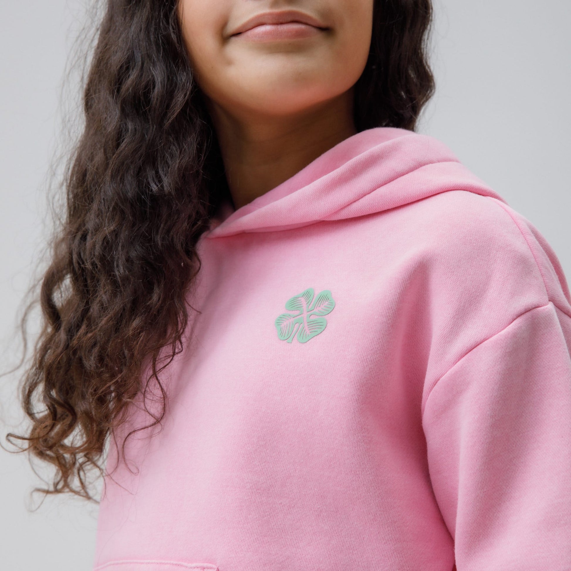 Celtic Junior Acid Wash Pink Hoodie