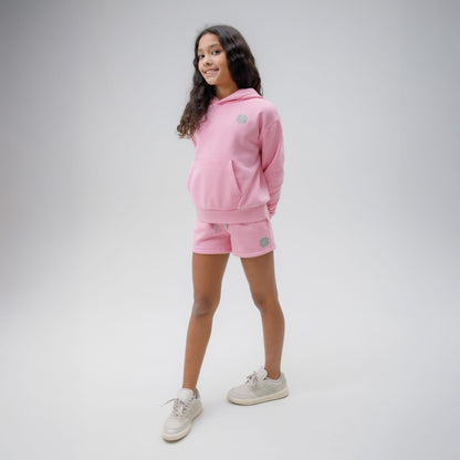 Celtic Junior Acid Wash Pink Shorts