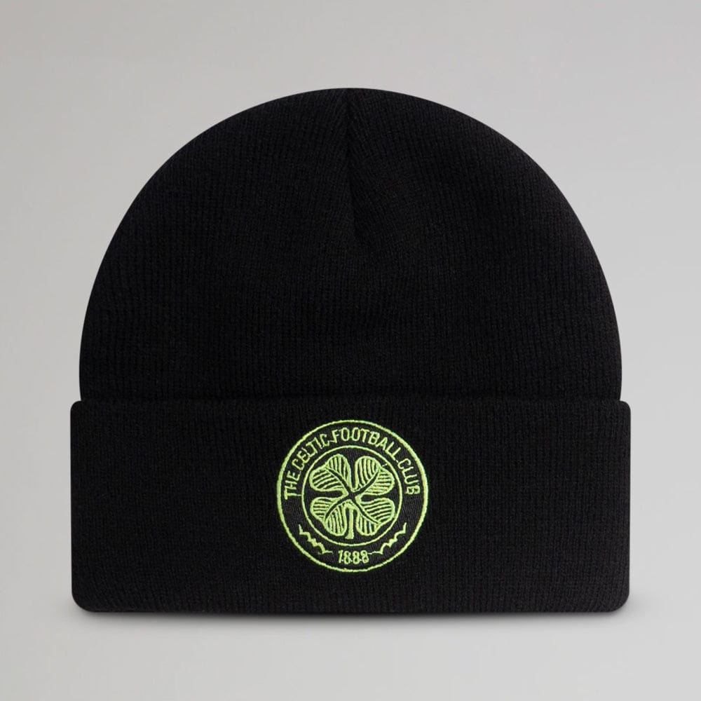 Celtic Junior Black Beanie