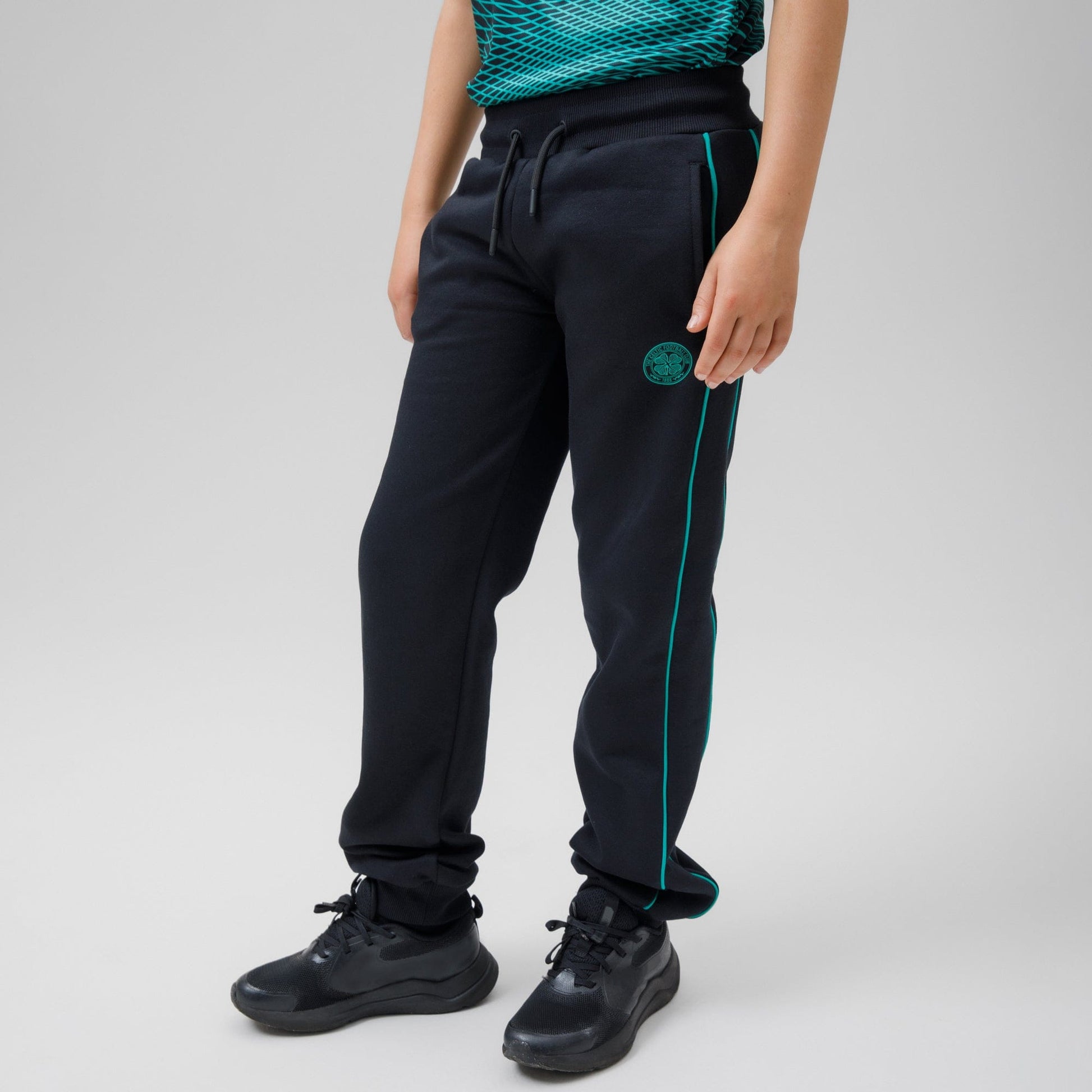 Celtic Junior Black Joggers