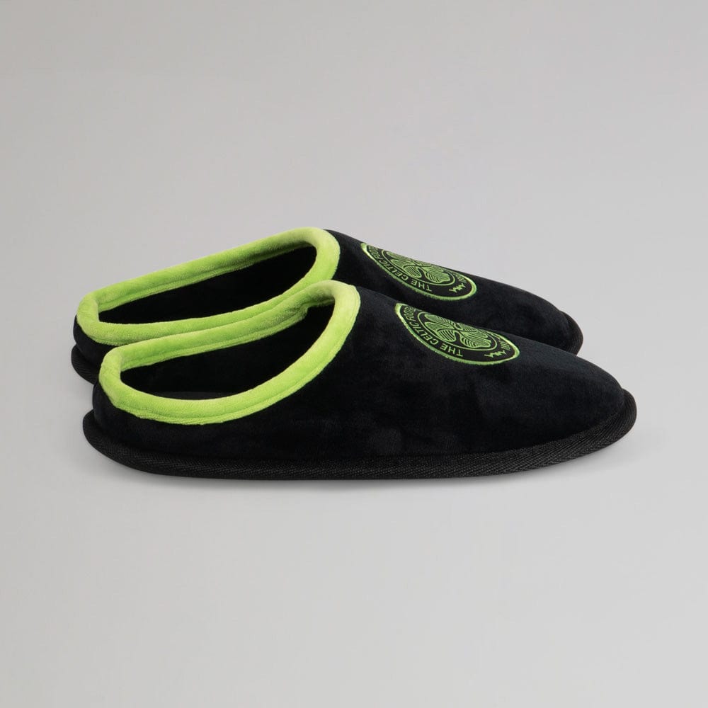 Celtic Junior Black Mule Slipper