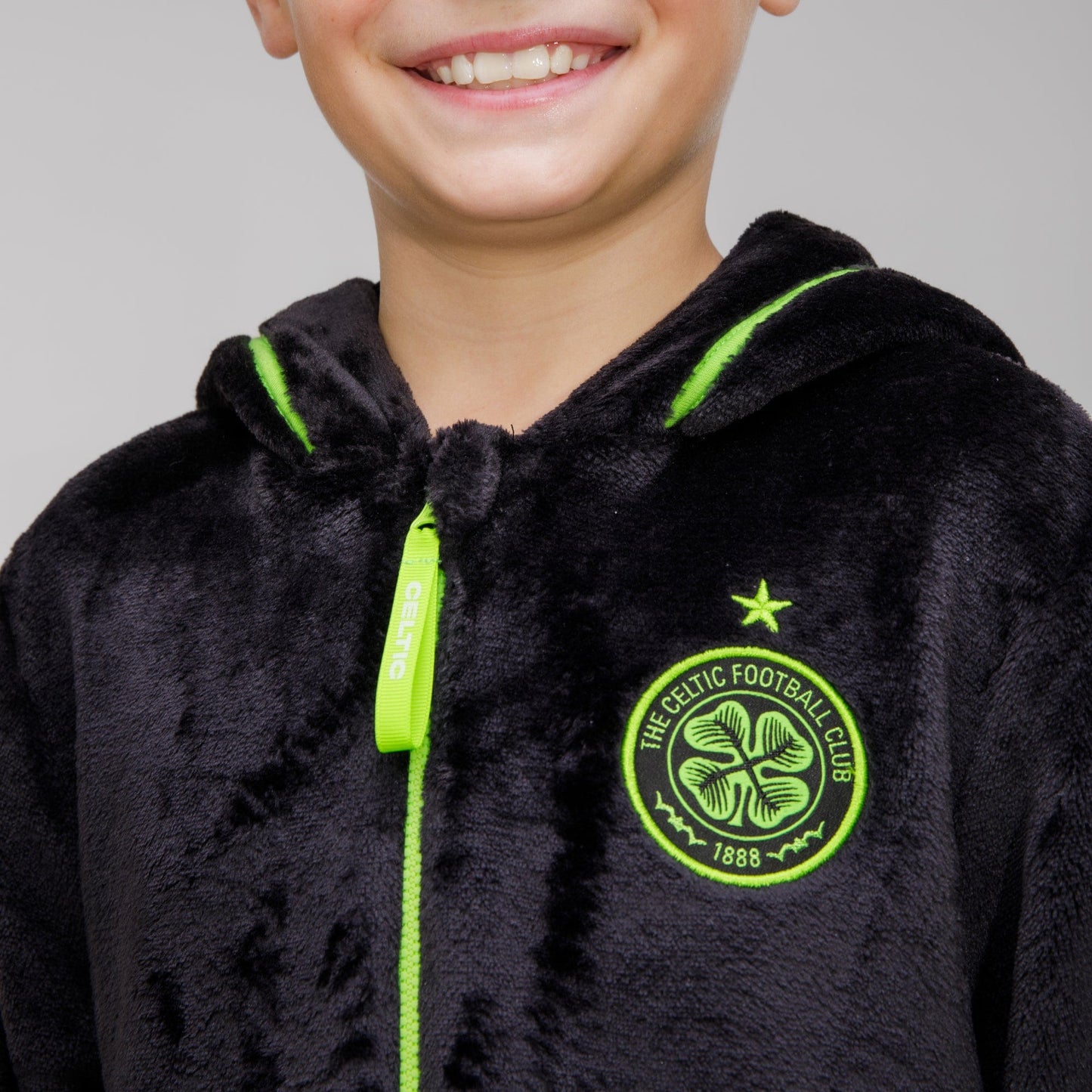 Celtic Junior Black Onesie