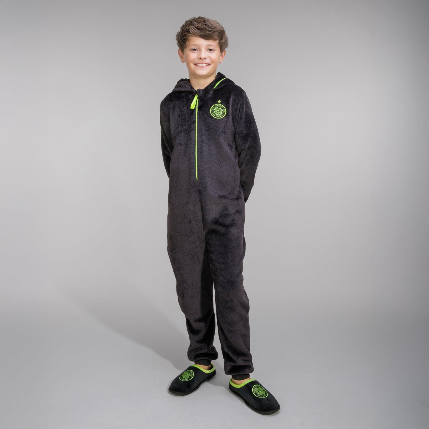 Celtic Junior Black Onesie