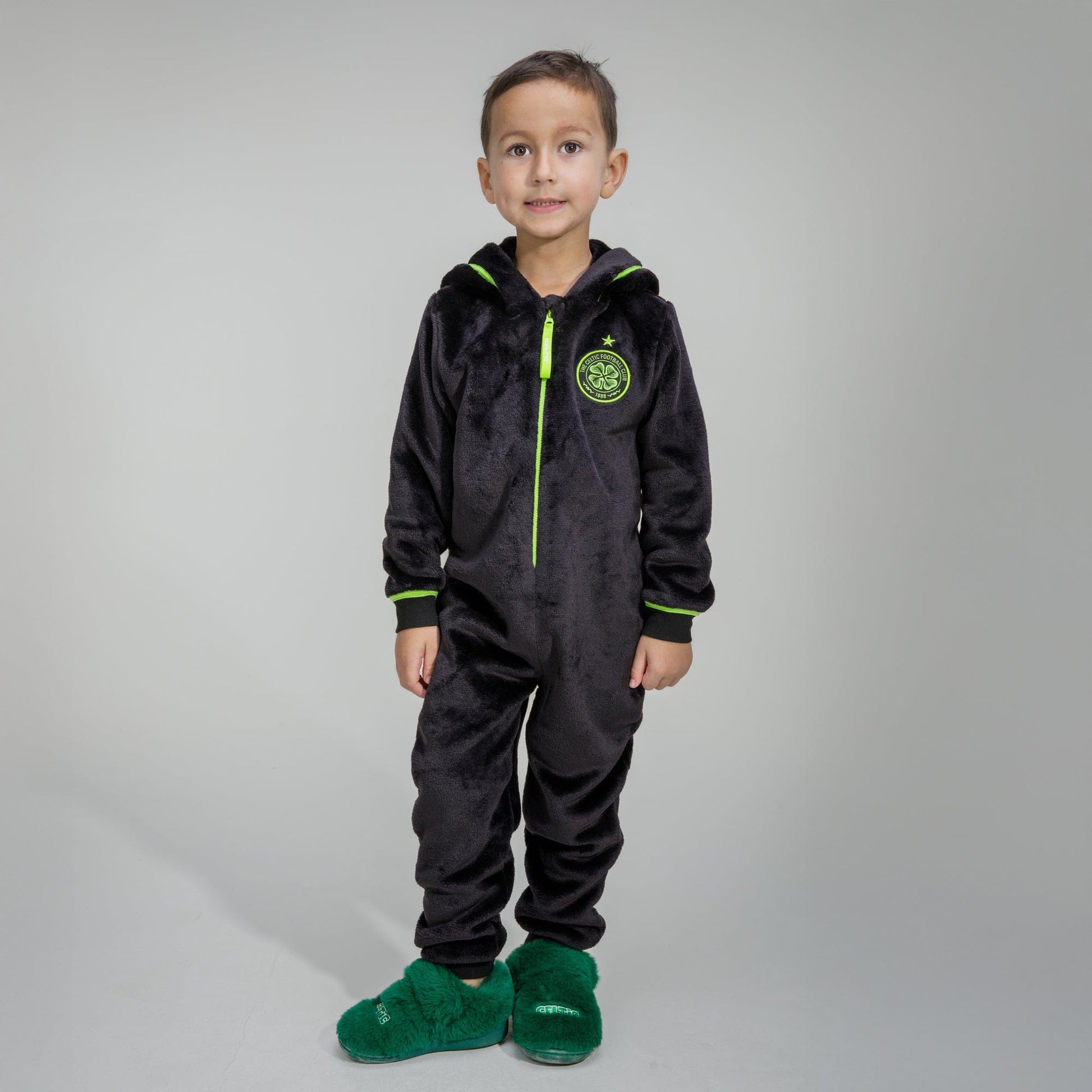 Celtic Junior Black Onesie