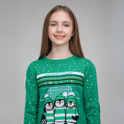 Celtic Junior Christmas Stadium Jumper