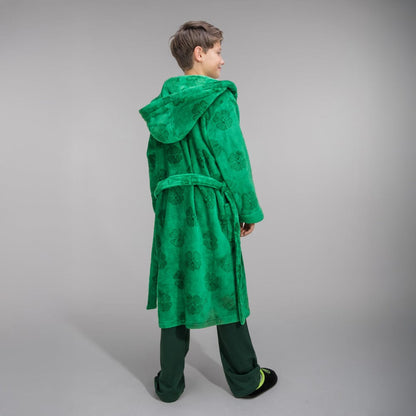 Celtic Junior Clover Print Robe