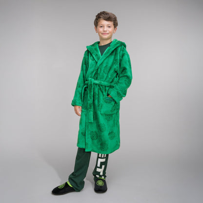 Celtic Junior Clover Print Robe