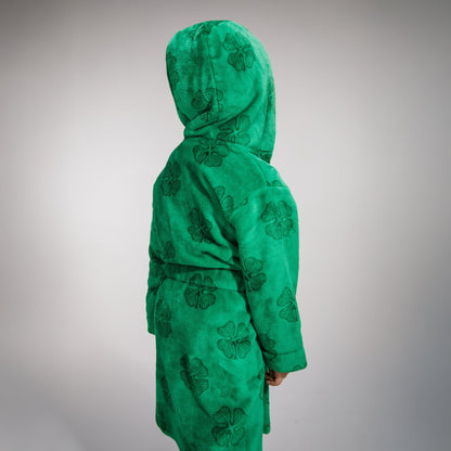 Celtic Junior Clover Print Robe