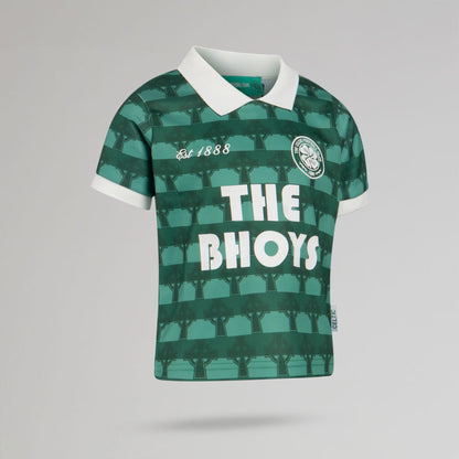 Celtic Junior Cross Print Green Jersey