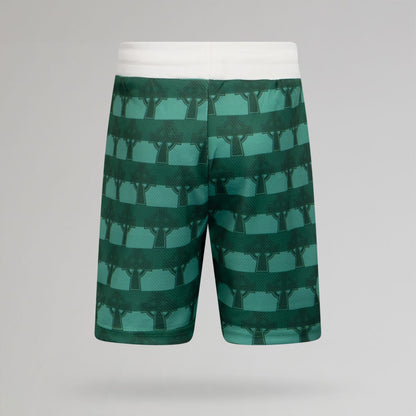 Celtic Junior Cross Print Green Shorts