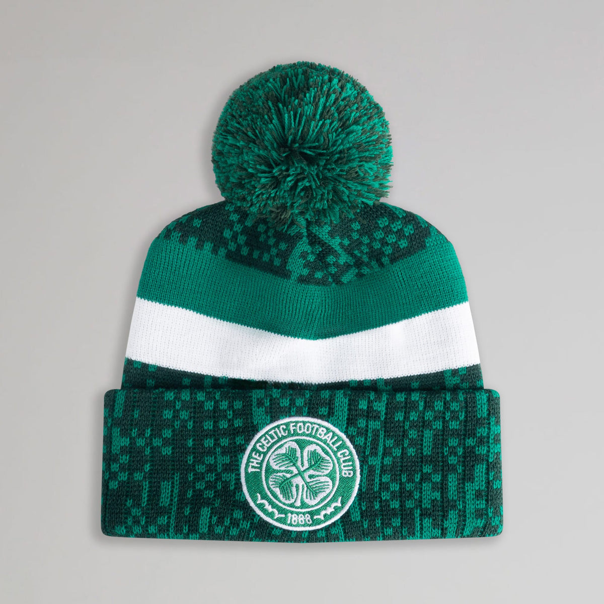 Celtic Junior Green Hat and Scarf Set