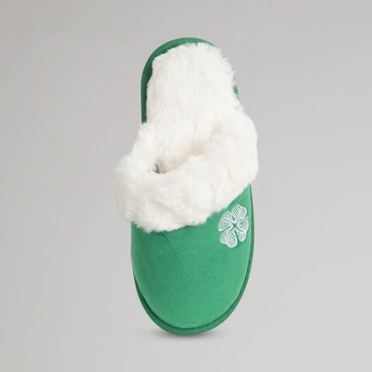 Celtic Junior Green Mule Slipper