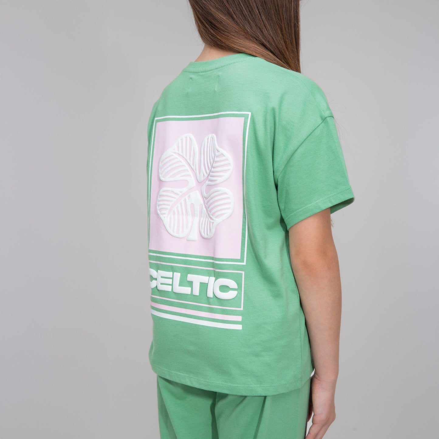 Celtic Junior Pink Trouser Pyjamas