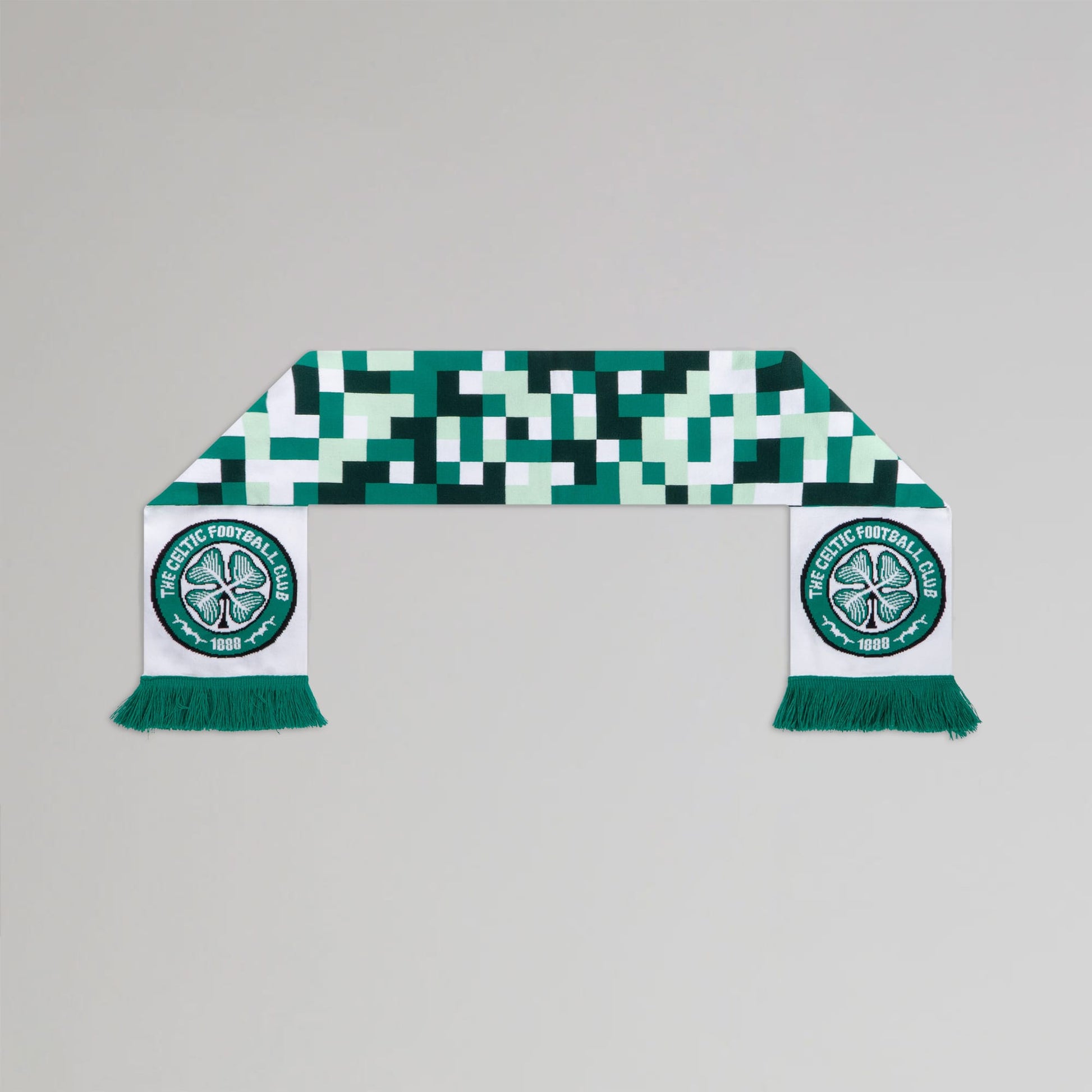 Celtic Junior Pixel Print Scarf