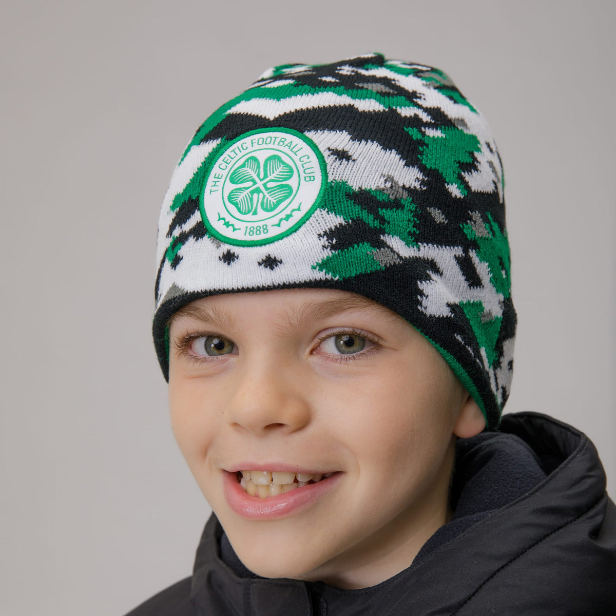 Celtic Junior Reversible Beanie