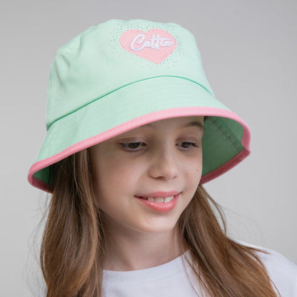 Celtic Junior Sparkle Heart Bucket Hat