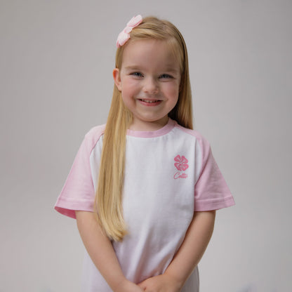 Celtic Junior Stripe Pink Trouser Pyjama Set